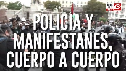 Marcha de jubilados: participan en el operativo Policía Federal y Gendarmería
