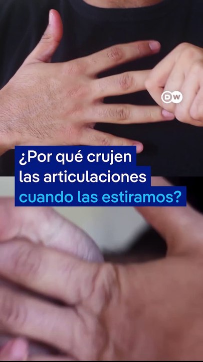 ¿Por qué crujen las articulaciones al estirarlas?