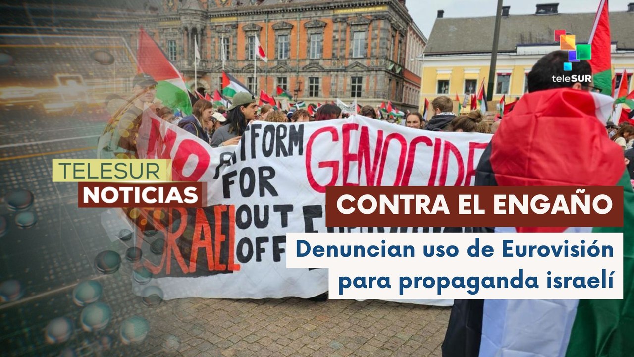 Activistas denuncian uso de Eurovisión para blanquear crímenes genocidas de Israel