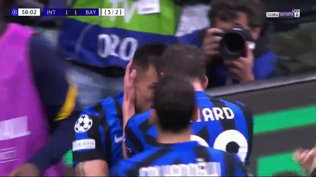 اهداف مباراة بايرن ميونخ وانتر ميلان 2 - 2 دوري ابطال اوروبا