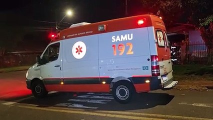 Mulher em crise convulsiva é atendida pelo Samu no Bairro Santa Cruz