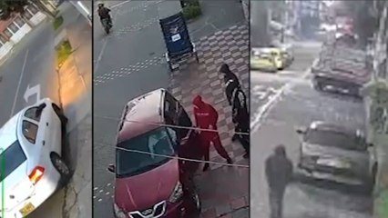 VIDEO | Ladrones no descansan en Semana Santa: tres carros fueron robados en menos de 24 horas