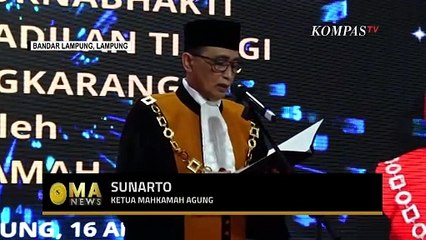 Momen Wisuda Purnabakti Ketua Pengadilan Tinggi Tanjung Karang | MA NEWS