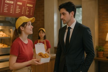 Claire, A Country Girl Working In A Fried Chicken Shop, Has A Romantic Encounter With The President