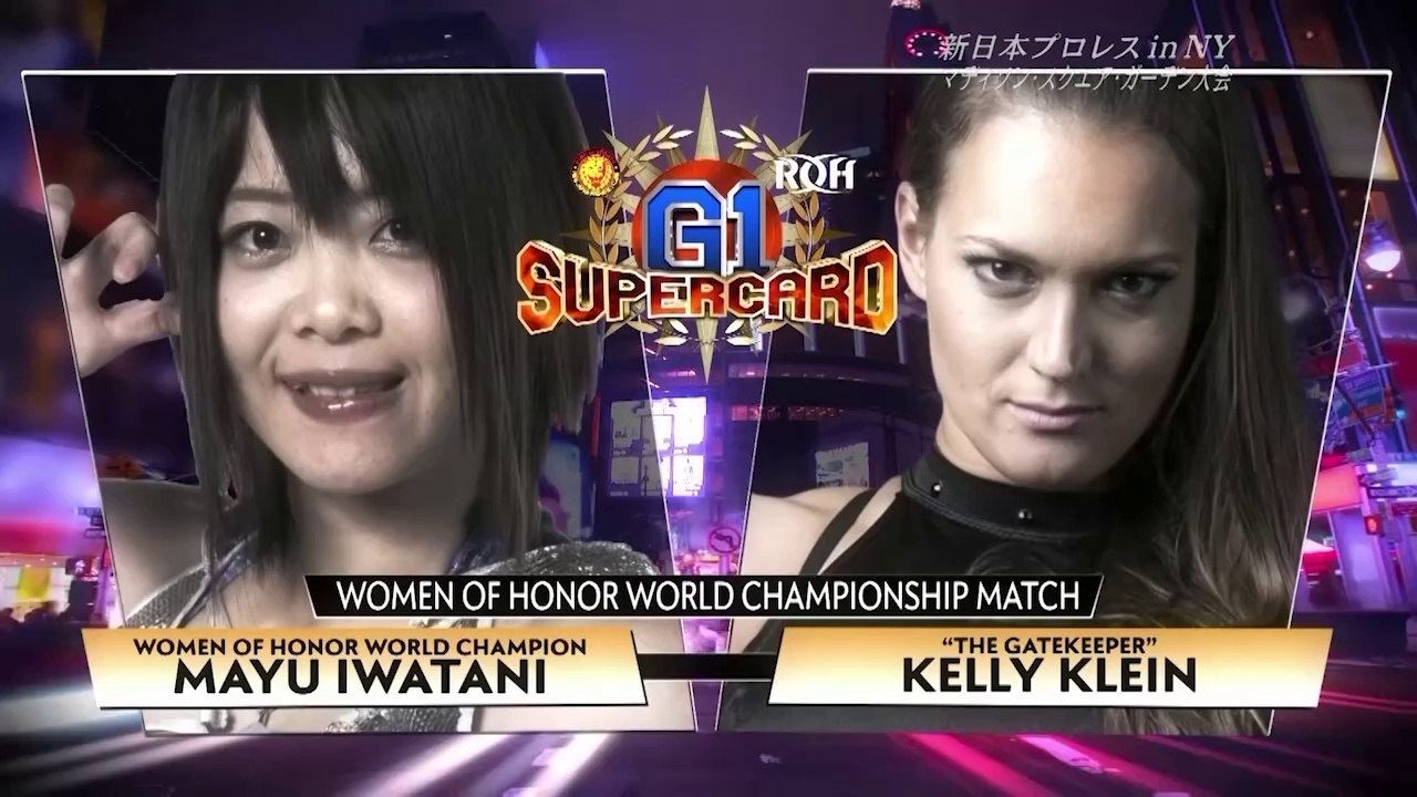Mayu Iwatani vs Kelly Klein - WOH WORLD CHAMPIONSHIP MATCH: NJPW