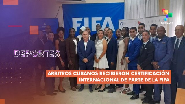 17 arbitros cubanos certificados FIFA como internacionales DEPORTES TE LO CUENTO 16-04-2025