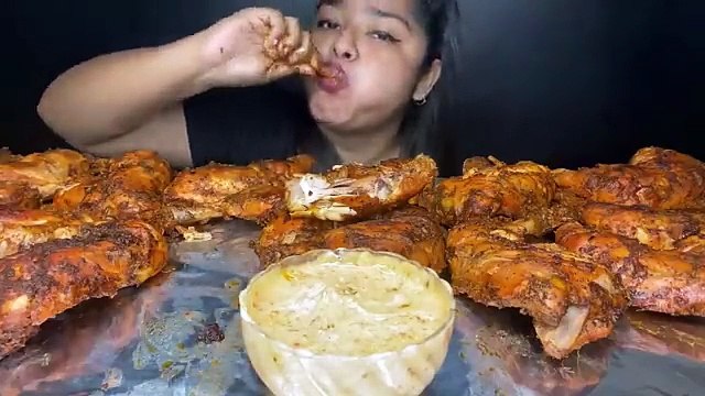20 BIGGEST TANDOORI CHICKEN TANGDI EATING CHALLENGE 🔥 CHICKEN LEG PIECE EATING CHALLENGE _ MUKBANG