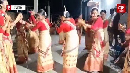 টকাৰ মাতে শুনি ৰ'ব মই নোৱাৰো... খোৱাঙৰ চোতালে চোতালে জেং বিহু