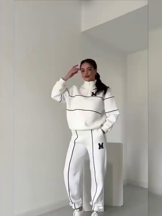 Womens 2 Piece Outfits Lounge Hoodless Pullover Sweatshirt