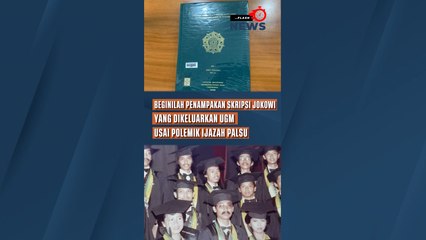 Beginilah Penampakan Skripsi Jokowi, Yang Dikeluarkan UGM Usai Polemik Ijazah Palsu