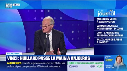 À partir du 1er mai, Xavier Huilard devient président non exécutif de Vinci et passe la main à Pierre Anjolras