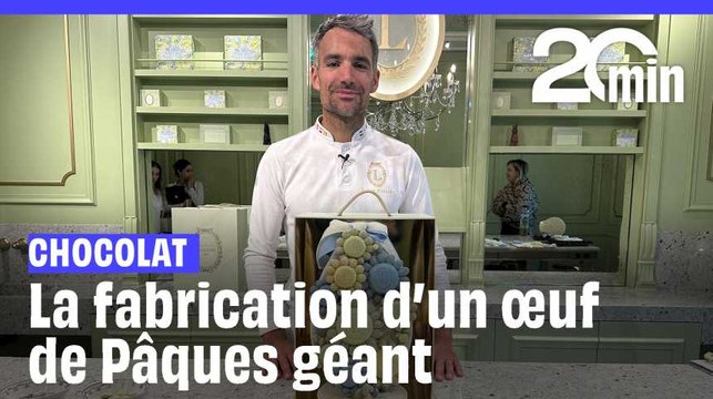 Pâques : Découvrez la fabrication d'un œuf de Pâques gigantesque