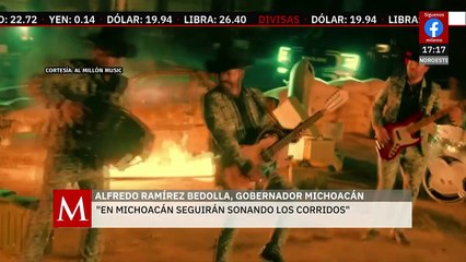 En Michoacán seguirán los corridos, pero no los que hagan apología del delito: Ramírez Bedolla