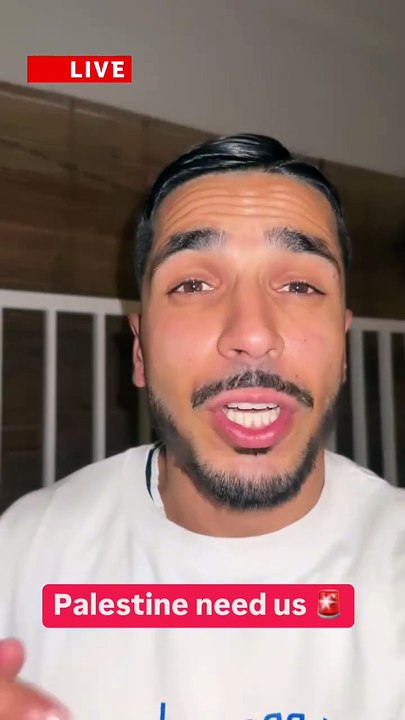 🚨🚨LIVE our brothers and sisters in Gaza need u more then ever right now .