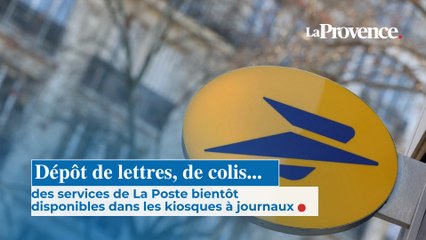 Dépôt de lettres, de colis... des services de La Poste bientôt  disponibles dans les kiosques  à journaux
