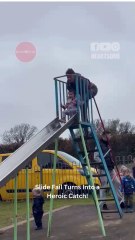 Mom's Quick Action Turns a Near-Disaster into a Heroic Save 🚒