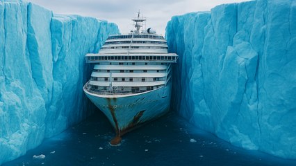 Missing Cruise Ship From 2000 Found Frozen Between 2 Icebergs