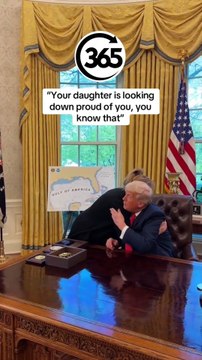 A beautiful moment between President Donald J Trump and Patty Morin after her daughter was brutally murdered by an illegal monster.#donaldtrump #fyp