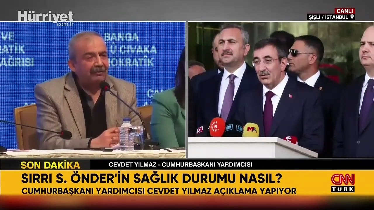 Cumhurbaşkanı Yardımcısı Cevdet Yılmaz, Önder'i ziyaret etti