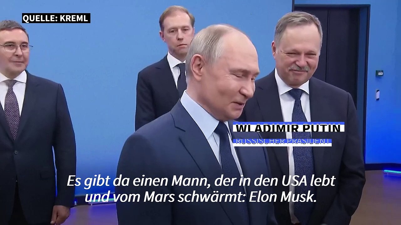 Putin schwärmt von Musk als Weltraumpionier