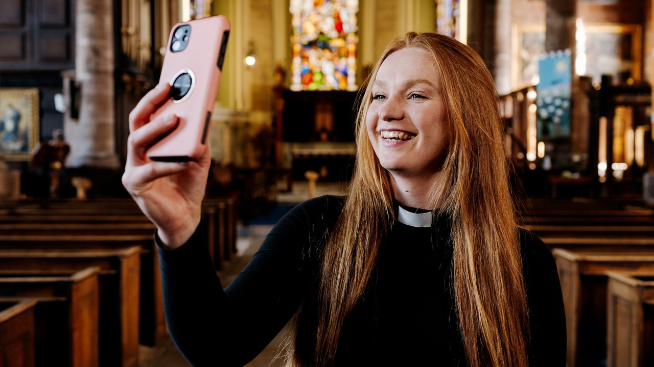 Young female vicar becomes online hit with millions of views on TikTok