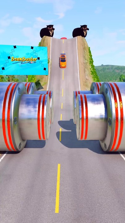 Cars & Big Cargo Truck vs Crushers - BeamNG.Drive