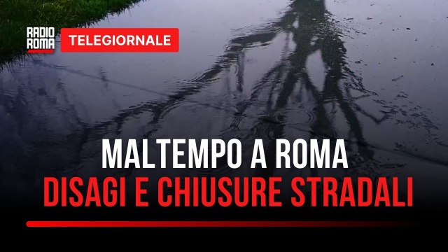 Maltempo a Roma, vento e pioggia in tutta la città
