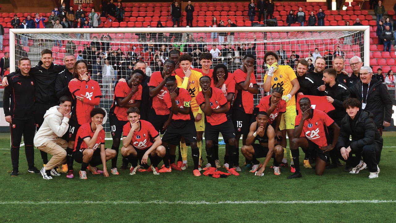 Le Stade Rennais FC aux portes de la finale de Coupe Gambardella Crédit Agricole
