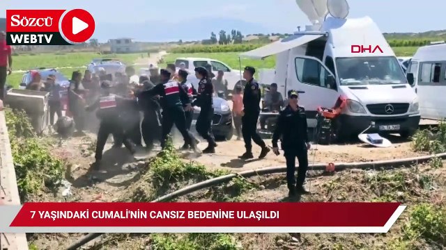 7 yaşındaki Cumali'nin cansız bedenine ulaşıldı