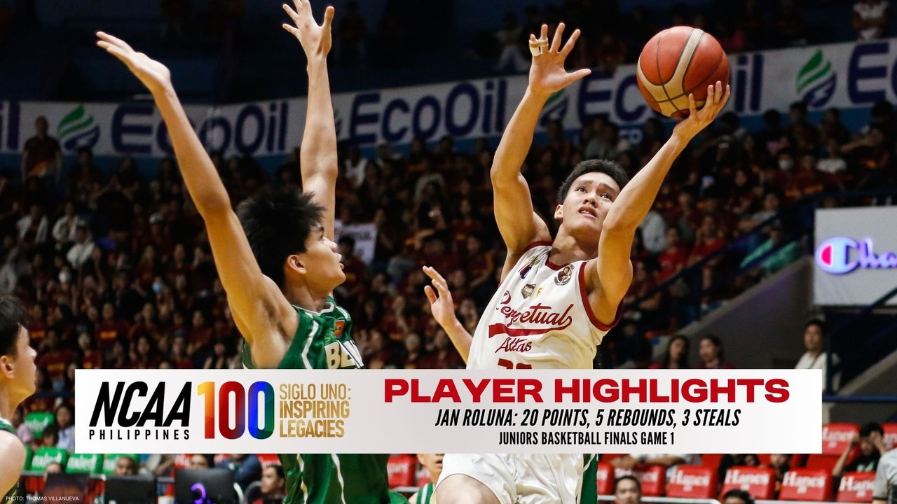 Player Highlights - Jan Roluna (Juniors Basketball Finals Game 1 ...