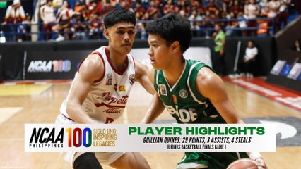 Player Highlights - Guillian Quines (Juniors Basketball Finals Game 1) _NCAA Season 100