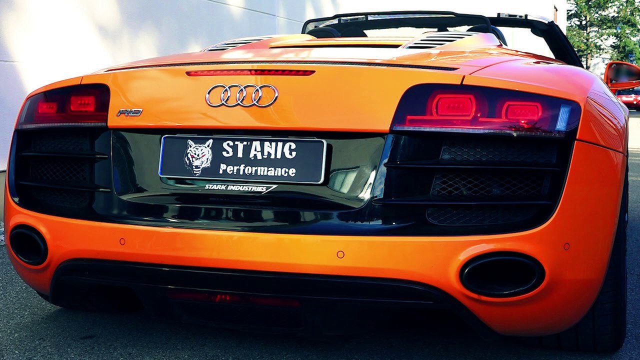 Audi R8 V10 Sound STANIC PERFORMANCE revs Test revving