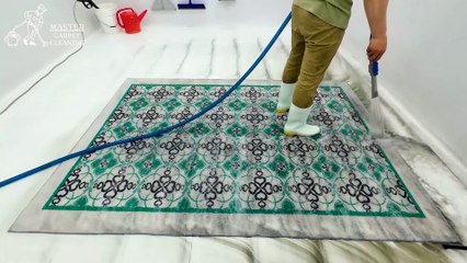 Wash Extremely Dirty Black Mud Carpets Back To Clean And Fresh - Satisfying Videos