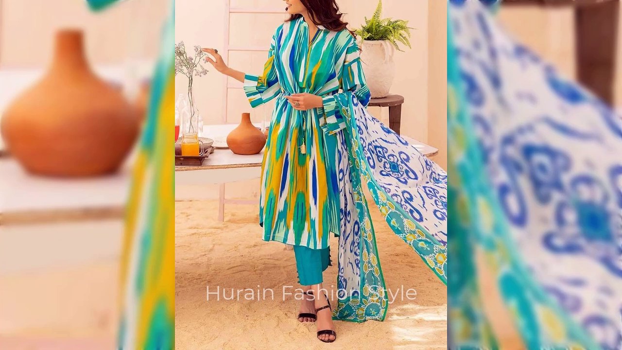 Easy to make Stylish Allover dress designs|Allover dress design for girls|same Print dress design