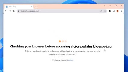 Stuck At Checking your browser before accessing Cloudflare - How To Bypass it