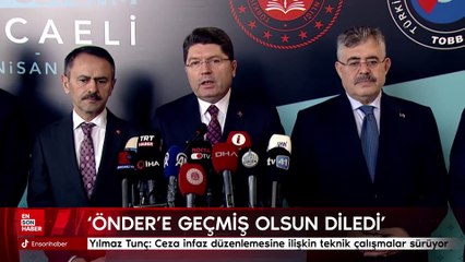 Yılmaz Tunç: Ceza infaz düzenlemesine ilişkin teknik çalışmalar sürüyor