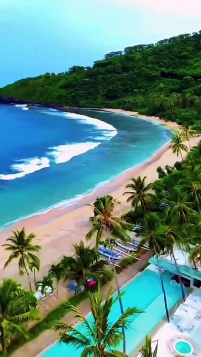Beautiful natural lombok in in Indonesia