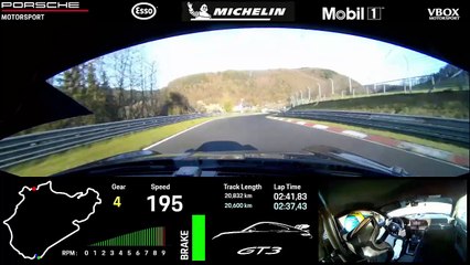 Así fue la vuelta récord del Porsche 911 GT3 al Infierno Verde