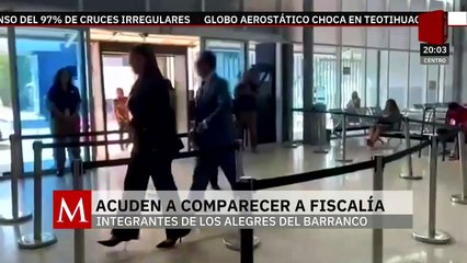 Los Alegres del Barranco comparecen en la fiscalía de Jalisco. Pedro Gamboa, 17 de abril 2025