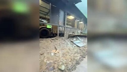 Frana nel Comune di Seravezza, localit? Ruosina