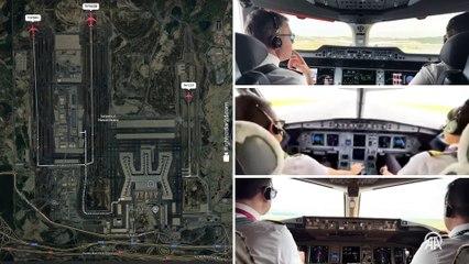 İstanbul Havalimanı'ndan 'eş zamanlı üçlü bağımsız pist operasyonu' başladı