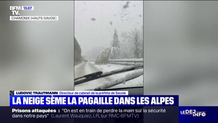 Neige en Savoie: "La plupart des routes secondaires sont fermées", déclare le directeur de cabinet de la préfète du département