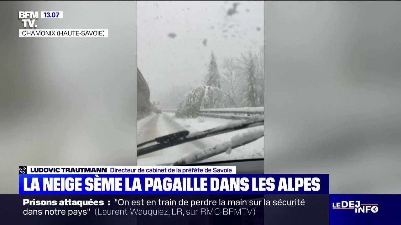 Neige en Savoie: "La plupart des routes secondaires sont fermées", déclare le directeur de cabinet de la préfète du département