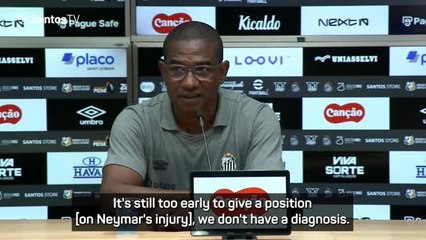 A significant loss, but too early to assess injury - Sampaio on Neymar