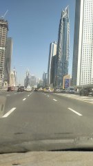 beautiful of Shaikh zayed road in Dubai
