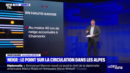 LES ÉCLAIREURS - Neige dans les Alpes: foyers sans électricité, routes et lignes de trains coupées... Le point sur la situation