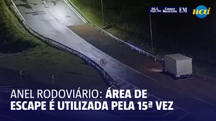Área de escape do Anel Rodoviário é usada pela 15ª vez