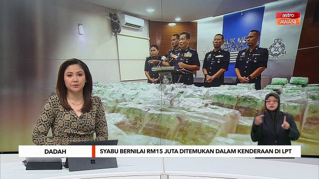 Syabu bernilai RM15 juta ditemukan dalam kenderaan di LPT