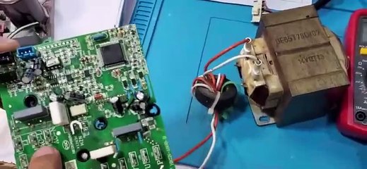 #125 Haier DC inverter  split Air conditioner E7 Error solve And IPM  PCB repair