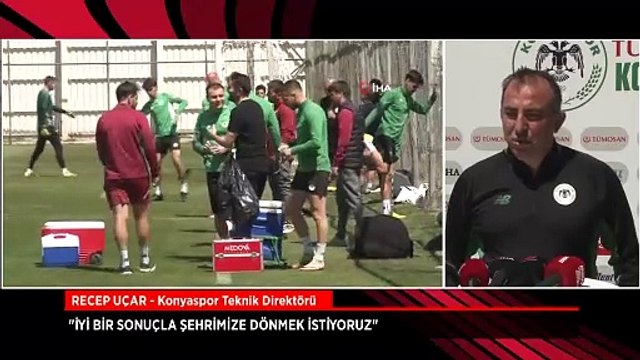 Konyaspor Teknik Direktörü Recep Uçar: İyi bir sonuçla şehrimize dönmek istiyoruz